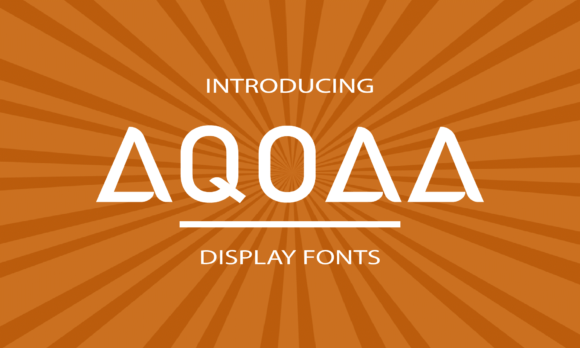 Aqoaa Display Font for Bold Campaign Headlines