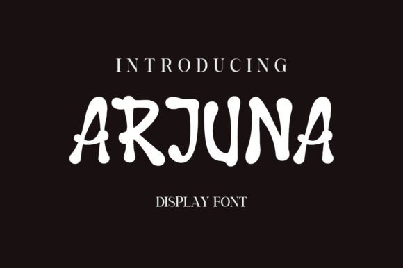 Arjuna Display Font for Modern Website Headers and Brand Identity