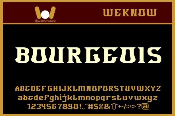 Bourgeois: A Slab Serif Display Font for Standout Branding
