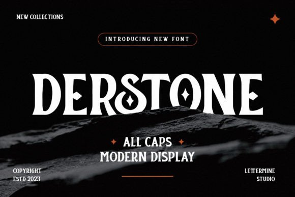 Derstone: Stylish Display Font for Elegant Small Business Branding