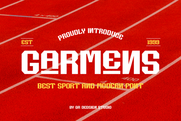 Garmens Display Font for Bold Web Design and Brand Identity