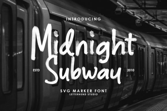 Midnight Subway Display Font for Bold Digital Branding