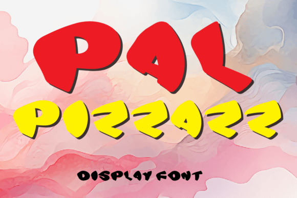 Pal Pizzazz Display Font for Handmade Product Branding