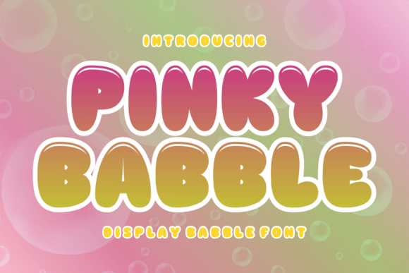 Pinky Bubble Font for Playful Brand Content