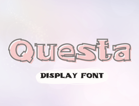 Questa Font Review: A Unique Display Typeface for Handmade Products