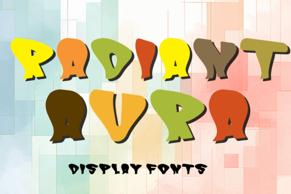 Radiant Aura: A Display Font for Modern Branding
