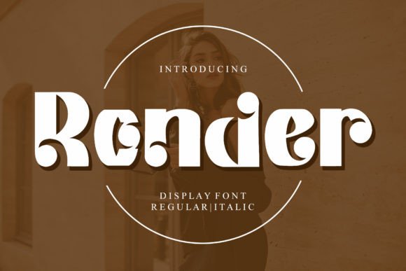 Ronder Display Typeface for Editorial Design and Branding
