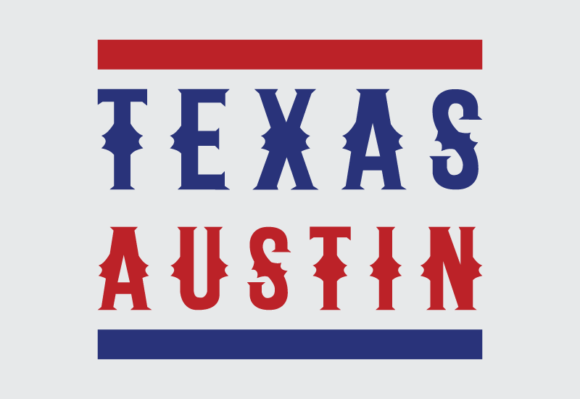 Texas Austin Font for Clean Retro Brand Design