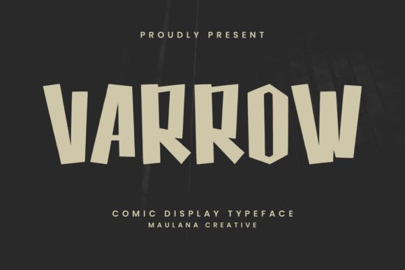 Varrow Font Review: A Bold Display Typeface for Designers