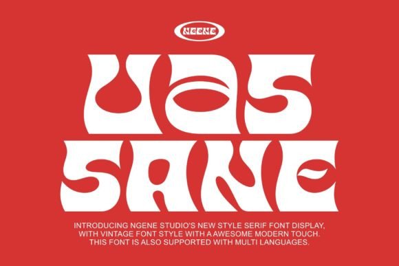 Vas Sane: A Modern Display Font for Editorial Design